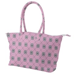 Kekistan Logo Pattern On Pink Background Canvas Shoulder Bag by snek