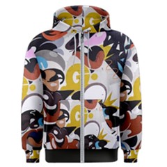 Graffiti Urban Colorful Graffiti City Wall Hip Hop Music Singers Men s Zipper Hoodie by genx