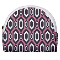 Decorative Pattern Horseshoe Style Canvas Pouch by Valentinaart