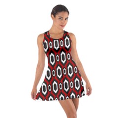 Decorative Pattern Cotton Racerback Dress