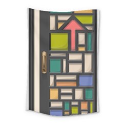 Door Stained Glass Stained Glass Small Tapestry by Pakrebo