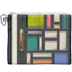 Door Stained Glass Stained Glass Canvas Cosmetic Bag (xxxl) by Pakrebo