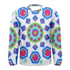 Mandala Geometric Design Pattern Men s Long Sleeve Tee by Pakrebo