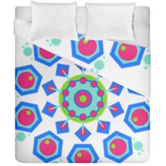 Mandala Geometric Design Pattern Duvet Cover Double Side (california King Size) by Pakrebo