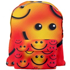 Smile Smiling Face Happy Cute Giant Full Print Backpack by Pakrebo