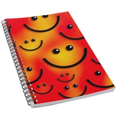 Smile Smiling Face Happy Cute 5 5  X 8 5  Notebook by Pakrebo