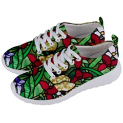 Stained Glass Art Window Church Men s Lightweight Sports Shoes by Pakrebo