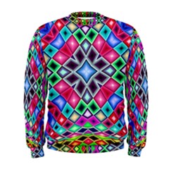 Kaleidoscope Pattern Sacred Geometry Men s Sweatshirt by Pakrebo