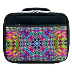 Kaleidoscope Pattern Sacred Geometry Lunch Bag by Pakrebo