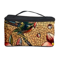 Flower Cubism Mosaic Vintage Cosmetic Storage by Pakrebo