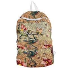 Flower Cubism Mosaic Vintage Foldable Lightweight Backpack by Pakrebo