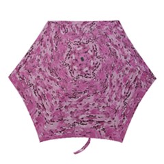 Pink Camouflage Army Military Girl Mini Folding Umbrellas by snek