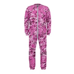 Pink Camouflage Army Military Girl Onepiece Jumpsuit (kids) by snek
