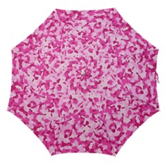 Standard Pink Camouflage Army Military Girl Funny Pattern Straight Umbrellas by snek