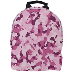 Standard Violet Pink Camouflage Army Military Girl Mini Full Print Backpack by snek