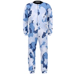 Standard Light Blue Camouflage Army Military Onepiece Jumpsuit (men)  by snek