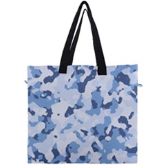 Standard Light Blue Camouflage Army Military Canvas Travel Bag by snek