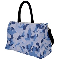 Standard Light Blue Camouflage Army Military Duffel Travel Bag by snek