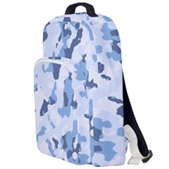 Standard Light Blue Camouflage Army Military Double Compartment Backpack by snek