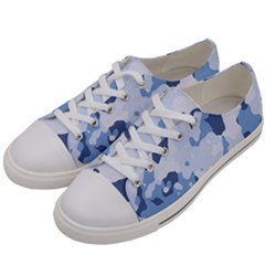 Standard light blue Camouflage Army Military Women s Low Top Canvas Sneakers