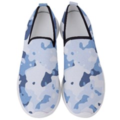 Standard light blue Camouflage Army Military Men s Slip On Sneakers
