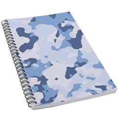 Standard light blue Camouflage Army Military 5.5  x 8.5  Notebook