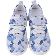 Standard light blue Camouflage Army Military Women s Velcro Strap Shoes