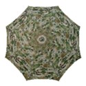 Wood camouflage military army green khaki pattern Golf Umbrellas View1