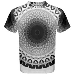 Mandala Calming Coloring Page Men s Cotton Tee