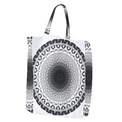 Mandala Calming Coloring Page Giant Grocery Tote by Pakrebo