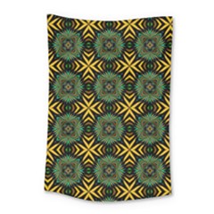 Kaleidoscope Pattern Seamless Small Tapestry