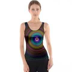 Artskop Kaleidoscope Pattern Tank Top by Pakrebo