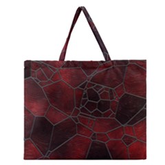 Mosaic Glass Glass Mosaic Colorful Zipper Large Tote Bag by Pakrebo
