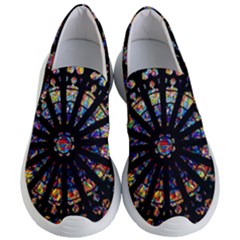 Church Stained Glass Windows Colors Women s Lightweight Slip Ons by Pakrebo