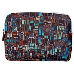 Stained Glass Mosaic Abstract Make Up Pouch (medium) by Pakrebo