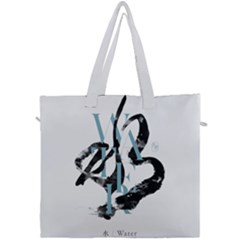 Water Calligraphy  Canvas Travel Bag by EMWdesign