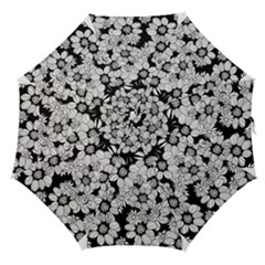 Mandala Calming Coloring Page Straight Umbrellas