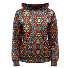 Pattern Stained Glass Church Women s Pullover Hoodie by Pakrebo