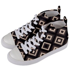 Native American Pattern Women s Mid-top Canvas Sneakers by Valentinaart