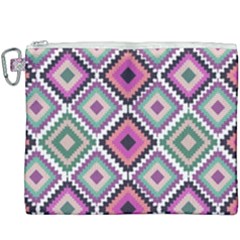 Native American Pattern Canvas Cosmetic Bag (xxxl) by Valentinaart