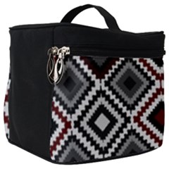 Native American Pattern Make Up Travel Bag (big) by Valentinaart