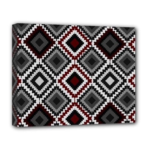 Native American Pattern Deluxe Canvas 20  X 16  (stretched) by Valentinaart