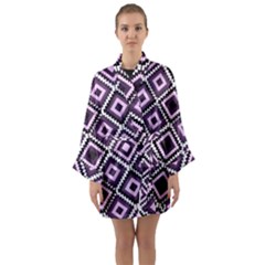 Native American Pattern Long Sleeve Kimono Robe by Valentinaart