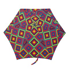 Native American Pattern Mini Folding Umbrellas by Valentinaart