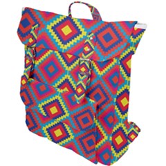 Native American Pattern Buckle Up Backpack by Valentinaart