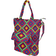 Native American Pattern Shoulder Tote Bag by Valentinaart