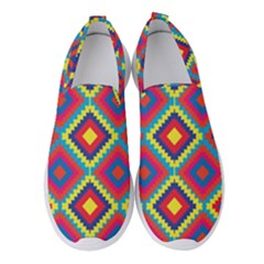 Native American Pattern Women s Slip On Sneakers by Valentinaart
