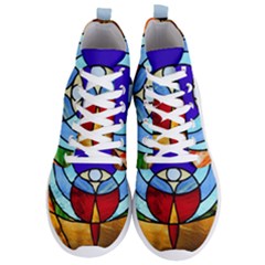 Church Window Glass Tiffany Men s Lightweight High Top Sneakers