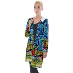 Church Church Window Window Hooded Pocket Cardigan by Pakrebo