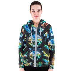 Cathedral Sagrada Família Barcelona Women s Zipper Hoodie by Pakrebo